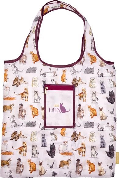 BOSSA SHOPPIN PLEGLABLE I LOVE CATS & DOGS | 4029753187765 | SHOPPING TASCHE | Llibreria La Gralla | Llibreria online de Granollers