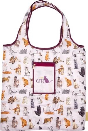 BOSSA SHOPPIN PLEGLABLE I LOVE CATS & DOGS | 4029753187765 | SHOPPING TASCHE | Llibreria La Gralla | Librería online de Granollers