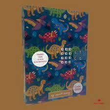 DIARI AMB CODI SECRET WAKALA DINOSAURES | 8431234188127 | DI11012 | Llibreria La Gralla | Llibreria online de Granollers