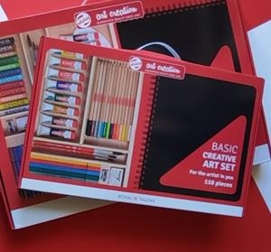 ART SET TALENS BASIC CREATIVE 118 PECES | 8712079526047 | 9021615M | Llibreria La Gralla | Librería online de Granollers