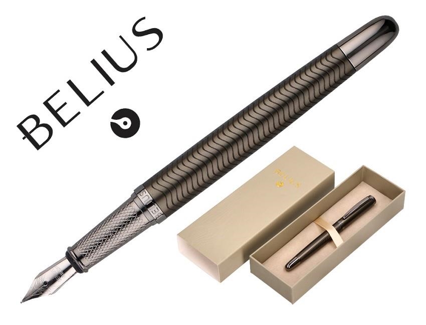 PLOMA BELIUS NEPTUNO ALUMINI TEXTURA WAVY KAKI | 8423473065888 | 168825 | Llibreria La Gralla | Llibreria online de Granollers