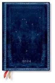 AGENDA PAPERBLANKS 2024 S/V HORITZONTAL INKBLOT MIDI  | 9781439708156 | PB DS0815-6 | Llibreria La Gralla | Llibreria online de Granollers