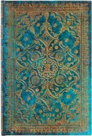 AGENDA PAPERBLANKS 2024 S/V HORITZONTAL AZURE MINI | 9781439708002 | PB DS0800-2 | Llibreria La Gralla | Llibreria online de Granollers