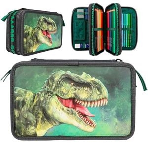 ESTOIG TRIPLE DINO WORLD T-REX AMB EFECTE 3D | 4010070647797 | CDINO WORLD | Llibreria La Gralla | Llibreria online de Granollers