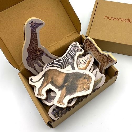 MAGNETS ANIMALS SALVATGES | 7604128910390 | NOWORDBOOKS | Llibreria La Gralla | Librería online de Granollers