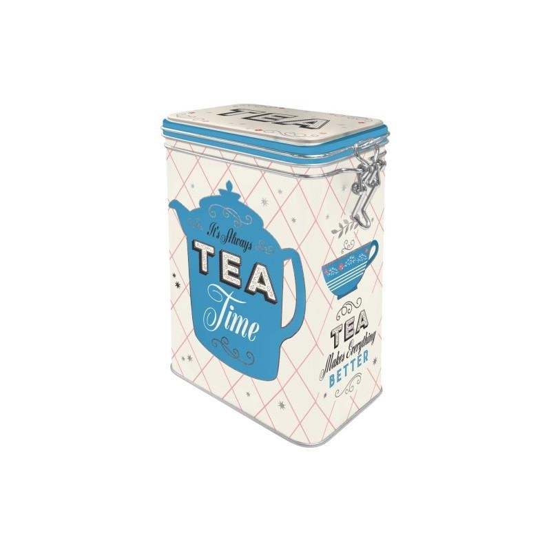 CAIXA METAL·LICA NOTALGIC ART TEA TIME | 4036113311098 | NOSTALGIC ART | Llibreria La Gralla | Llibreria online de Granollers