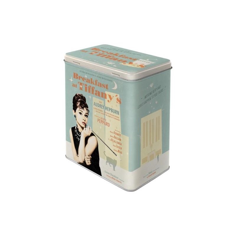 CAIXA METAL·LICA NOSTALGIC ART BREAKFAST AT TIFFANY'S | 4036113301198 | NOSTALGIC ART | Llibreria La Gralla | Llibreria online de Granollers