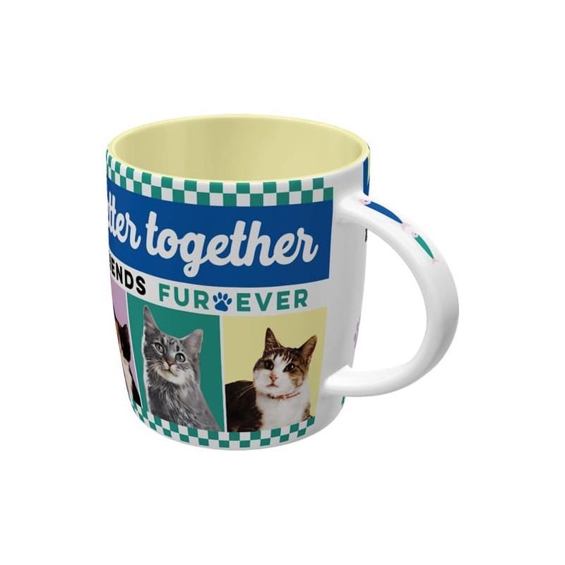 TASSA CERAMICA NOSTALGIC ART BETTER TOGETHER CATS | 4036113430706 | NOSTALGIC ART | Llibreria La Gralla | Llibreria online de Granollers