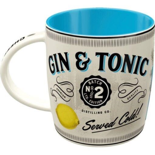 TASSA CERAMICA NOSTALGIC ART GIN AND TONIC | 4036113430836 | NOSTALGIC ART | Llibreria La Gralla | Librería online de Granollers