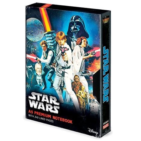 CUADERNO A5 PREMIUM VHS STAR WARS | 5051265729989 | PYRAMID | Llibreria La Gralla | Llibreria online de Granollers