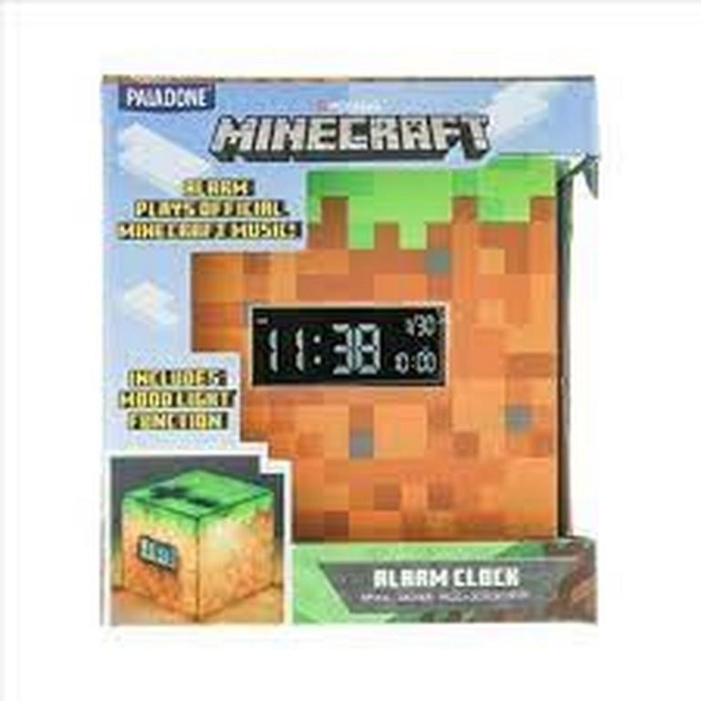RELOJ DESPERTADOR MINECRAFT | 5055964743802 | PALADONE | Llibreria La Gralla | Librería online de Granollers