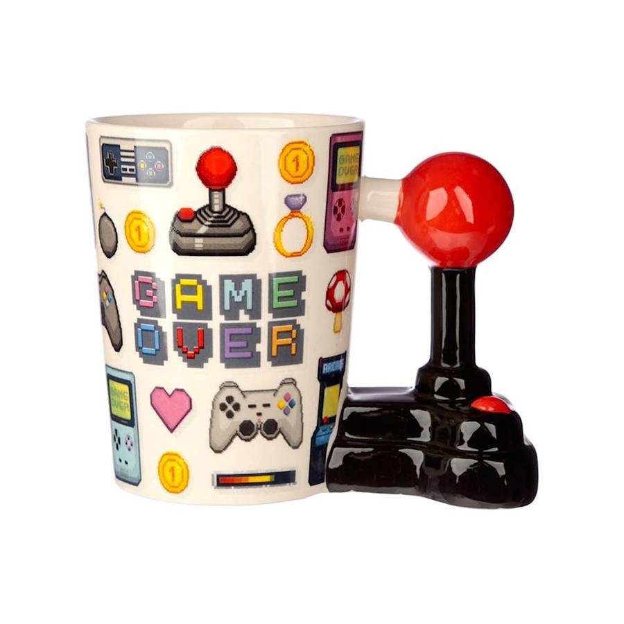 TASSA CERAMICA ITOTAL GAME OVER PLAY AGAIN | 8052877046423 | ITOTAL | Llibreria La Gralla | Librería online de Granollers