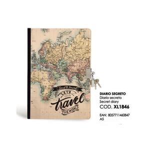 DIARI SECRET AMB CANDAU LET'S TRAVEL THE WORLD | 8057711460847 | ITOTAL | Llibreria La Gralla | Librería online de Granollers