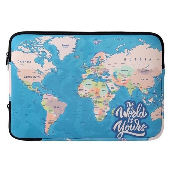 FUNDA PER PORTATIL/TABLET DE 15" ITOTAL THE WORLD IS YOURS | 8057711462216 | ITOTAL | Llibreria La Gralla | Llibreria online de Granollers