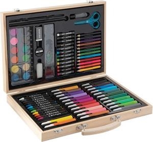 CAIXA ART SET PINTURES CREATIVE CRAFT FUSTA 86 PECES | 8715427099019 | 363544 | Llibreria La Gralla | Llibreria online de Granollers