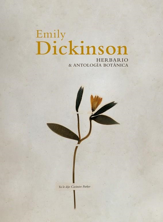 HERBARIO Y ANTOLOGÍA BOTÁNICA | 9788412705522 | DICKINSON, EMILY | Llibreria La Gralla | Llibreria online de Granollers