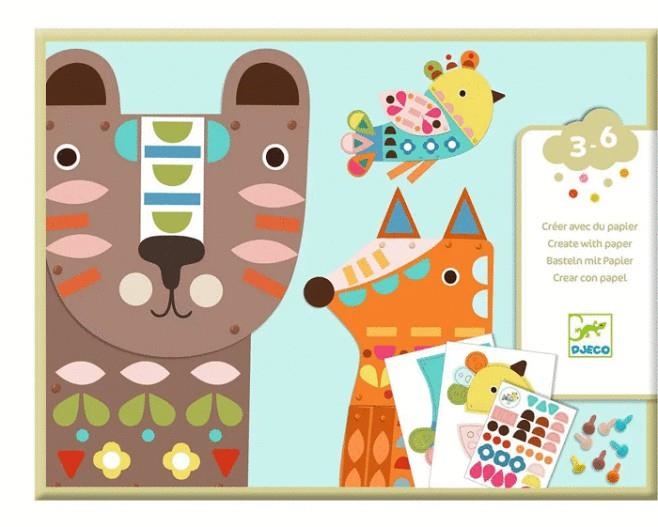 CREAR AMB PAPER 3 ANIMALS GEGANTS 3-6 ANYS | 3070900098954 | 39895 | Llibreria La Gralla | Llibreria online de Granollers