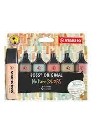 PACK STABILO BOSS 6 COLORS NATURE | 4006381603140 | 70/6 2-2 | Llibreria La Gralla | Llibreria online de Granollers