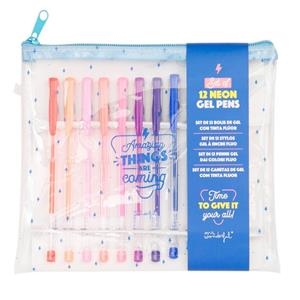 SET 12 BOLIS DE GEL AMB TINTA FLUOR | 8445641010582 | MR. WONDERFUL | Llibreria La Gralla | Llibreria online de Granollers