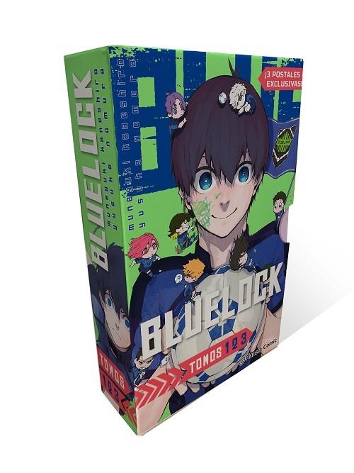 SHONEN STARTER SET BLUE LOCK Nº 1+2+3 | 9788411610346 | KANESHIRO, MUNEYUKI | Llibreria La Gralla | Llibreria online de Granollers