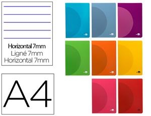 LLIBRETA A4 RATLLES COLORS  48F 90 GR. | 8423473648081 | 64808 | Llibreria La Gralla | Llibreria online de Granollers