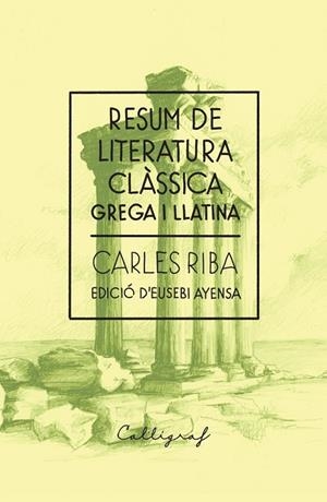 RESUM DE LITERATURA CLÀSSICA | 9788412759327 | RIBA I BRACONS, CARLES | Llibreria La Gralla | Llibreria online de Granollers