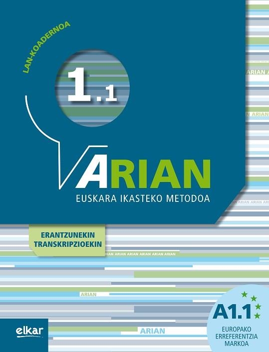ARIAN A1.1. LAN-KOADERNOA | 9788490271322 | BATZUEN ARTEAN | Llibreria La Gralla | Librería online de Granollers