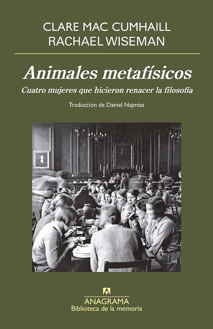 ANIMALES METAFÍSICOS | 9788433922250 | MAC CUMHAILL, CLARE / WISEMAN, RACHAEL | Llibreria La Gralla | Librería online de Granollers