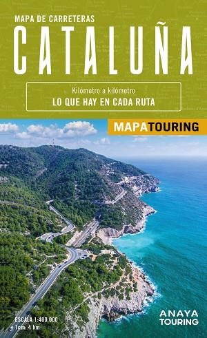 MAPA DE CARRETERAS DE CATALUÑA (DESPLEGABLE), ESCALA 1:400.000 | 9788491587163 | VVAA | Llibreria La Gralla | Llibreria online de Granollers