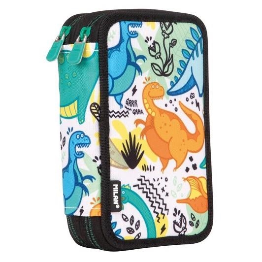 PLUMIER 2 PISOS AMB CONTINGUT MILAN DINOS | 8411574102045 | 081264DN | Llibreria La Gralla | Llibreria online de Granollers