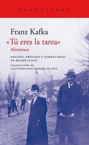 TÚ ERES LA TAREA | 9788419036858 | KAFKA, FRANZ | Llibreria La Gralla | Librería online de Granollers