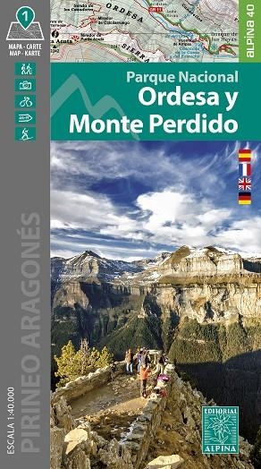 ORDESA Y MONTE PERDIDO. MAPA ALPINA 2024 | 9788480909990 | AA.VV | Llibreria La Gralla | Llibreria online de Granollers