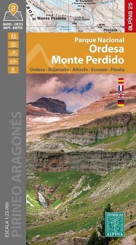 ORDESA MONTE PERDIDO. MAPA ALPINA 2024 | 9788480909952 | AA.VV | Llibreria La Gralla | Librería online de Granollers