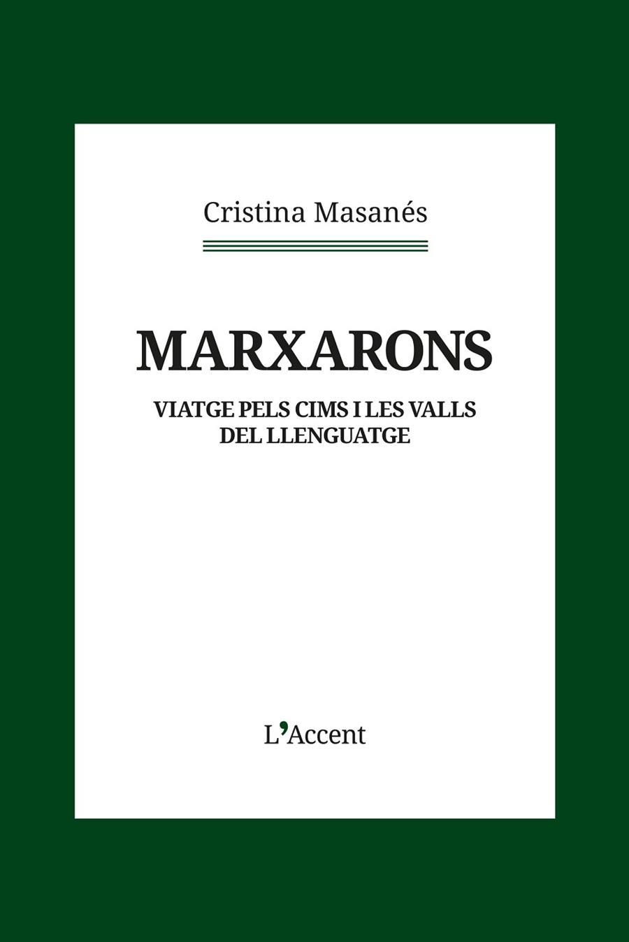 MARXARONS | 9788418680434 | MASANÉS, CRISTINA | Llibreria La Gralla | Llibreria online de Granollers