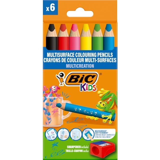 COLORS 6 UN BIC KIDS MULTISUPERFICIE | 3086123727816 | 515220 | Llibreria La Gralla | Librería online de Granollers
