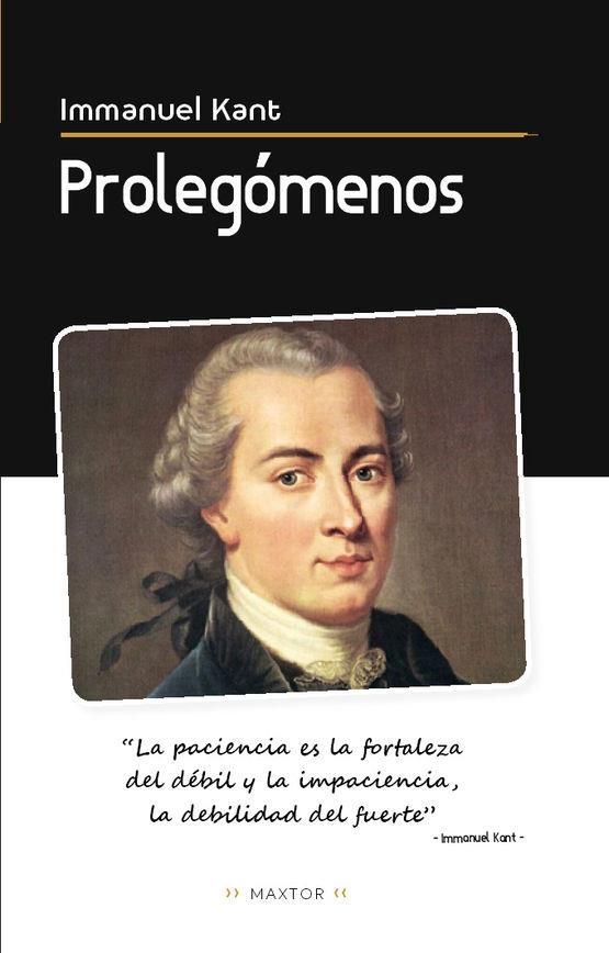 PROLEGÓMENOS | 9788490016510 | KANT, IMMANUEL | Llibreria La Gralla | Librería online de Granollers