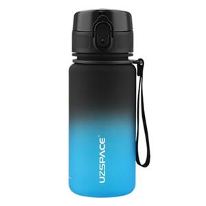 AMPOLLA PLÀSTIC UZSPACE 350ML BLAU I NEGRE | 6955482332900 | 3034BB | Llibreria La Gralla | Llibreria online de Granollers