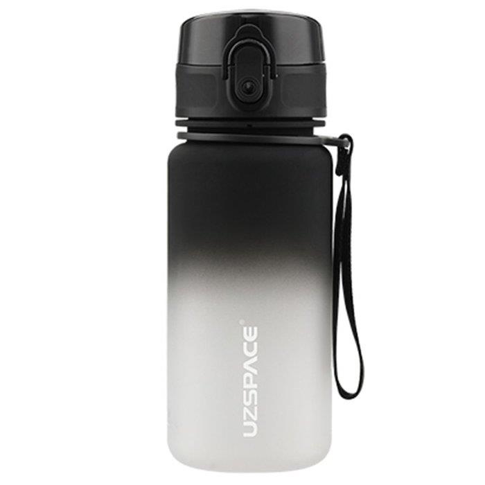 AMPOLLA PLÀSTIC UZSPACE 350ML NEGRE I BLANC | 6955482332894 | 3034BW | Llibreria La Gralla | Llibreria online de Granollers