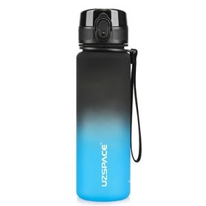 AMPOLLA PLÀSTIC UZSPACE 500ML NEGRE I BLAU | 6955482332986 | 3026BB | Llibreria La Gralla | Llibreria online de Granollers