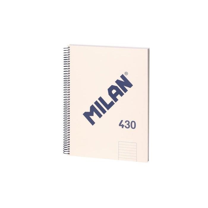 LLIBRETA MILAN 430 A4 LINEES 80 F. BEIGE  95 GR. | 8411574104834 | 57142E80BG | Llibreria La Gralla | Llibreria online de Granollers