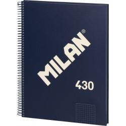 LLIBRETA MILAN 430 QUADRICULA A4 80 F. BLAU 95 GR. | 8411574106227 | 5714E80B | Llibreria La Gralla | Librería online de Granollers