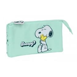 PORTATOT TRIPLE SAFTA SNOOPY GROOVY | 8412688551569 | Llibreria La Gralla | Librería online de Granollers