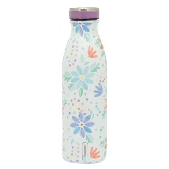 AMPOLLA TERMICA TANDEM 500ML FLOWER | 8412782994255 | SPO994255 | Llibreria La Gralla | Llibreria online de Granollers