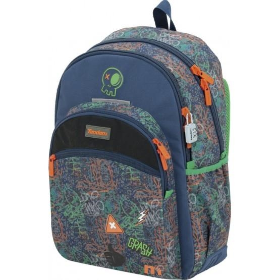 MOTXILLA TANDEM CRASH GRAN BLAVA/VERDA | 8412782329033 | SPO329033 | Llibreria La Gralla | Llibreria online de Granollers