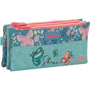 PORTATOT TANDEM SHINE TRES CREMALLERES TRIPLE BLAU | 8412782326070 | SPO326070 | Llibreria La Gralla | Librería online de Granollers