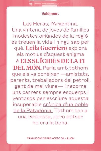 SUÏCIDES DE LA FI DEL MÓN, ELS | 9788419571274 | GUERRIERO, LEILA | Llibreria La Gralla | Llibreria online de Granollers