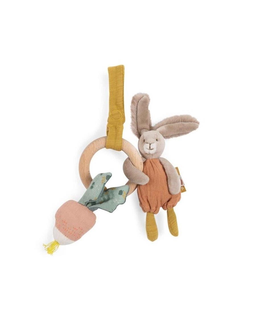 SONALL ANELLA FUSTA CONILL TROIS PETITS LAPINS MOULIN ROTY | 3575676780091 | Llibreria La Gralla | Librería online de Granollers