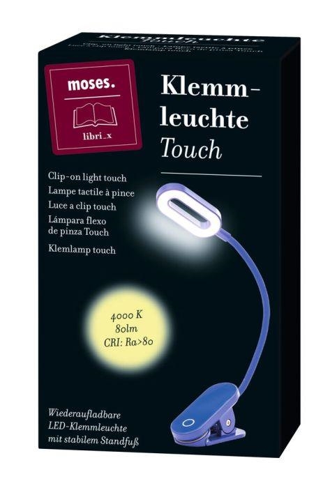 LLUM DE LECTURA MOSES TOUCH BLAU ELÈCTRIC | 4033477834683 | 83468 | Llibreria La Gralla | Llibreria online de Granollers