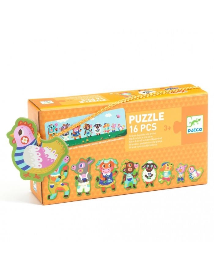 PUZZLE EDUCATIU DJECO GRANS I PETITS GRANJA | 3070900082663 | 38266 | Llibreria La Gralla | Llibreria online de Granollers