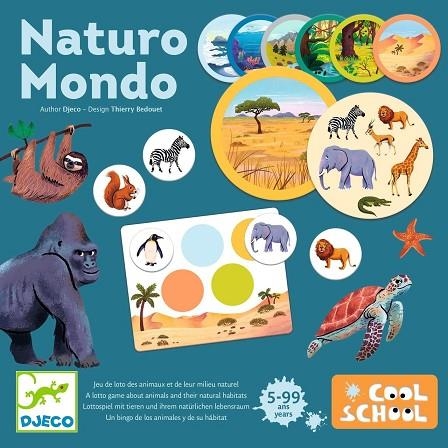 JOGUINA DIDÀCTICA DJECO COOL SCHOOL NATURO MONDO | 3070900008106 | 30810 | Llibreria La Gralla | Llibreria online de Granollers